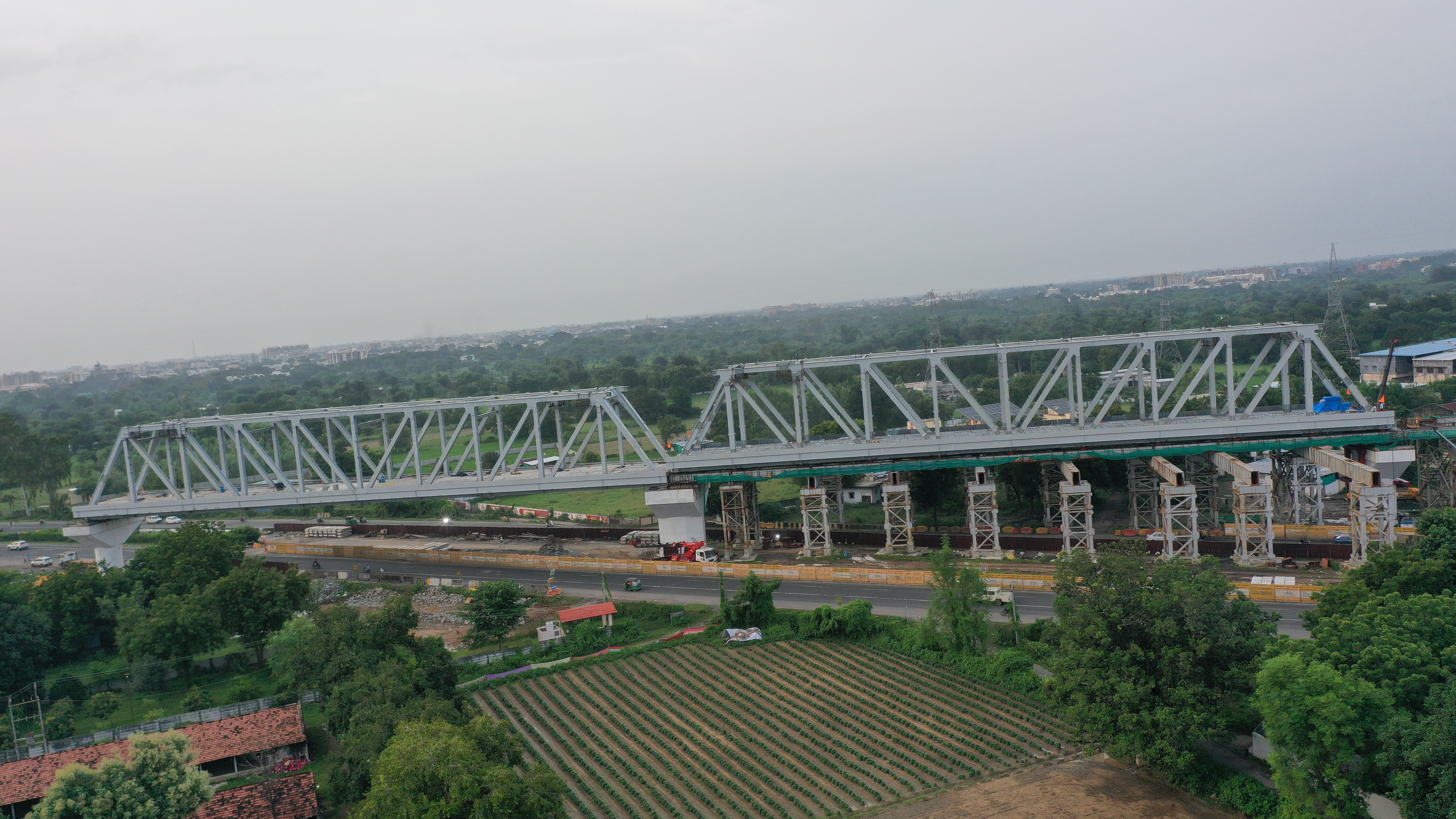 निर्माणाधीन मुंबई भूमिगत स्टेशन की खुदाई का कार्य, अगस्त 2024